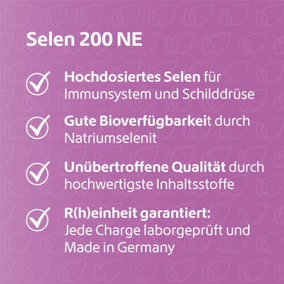 Sie sehen eine Packung R(h)ein Nutrition Selen 200 µg Kapseln hochdosiert vegan, Produktbild: 03 R(h)ein Nutrition Selen 200 µg Kapseln hochdosiert vegan, A-Nr.: 5987212 - 03