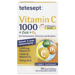 tetesept Vitamin C 1000 + Zink + D3, A-Nr.: 5316707 - 01