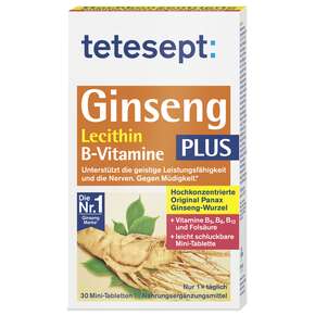 tetesept Ginseng 330 plus Lecithin + B-Vit, A-Nr.: 4449300 - 01