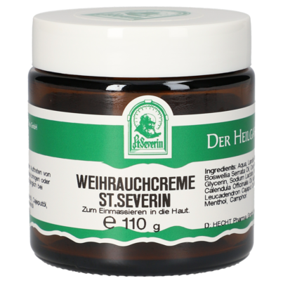Sie sehen eine Packung WEIHRAUCHCREME ST. SEVERIN 110 G, Produktbild: 01 WEIHRAUCHCREME ST. SEVERIN 110 G, A-Nr.: 5221846 - 01