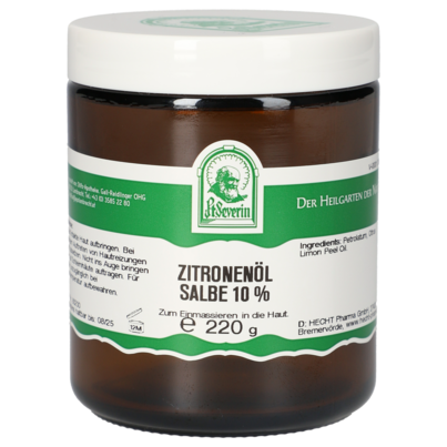 ZITRONENOEL SALBE 10% 220 G, A-Nr.: 5340479 - 01