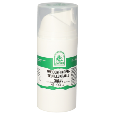 Sie sehen eine Packung WEIDENRINDE-TEUFELSKRALLE SALBE 90 G, Produktbild: 01 WEIDENRINDE-TEUFELSKRALLE SALBE 90 G, A-Nr.: 5719291 - 01