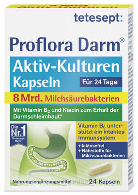 tetesept Proflora Darm Milchsäurekulturen 8Mrd Kap 24 St., A-Nr.: 5849496 - 01