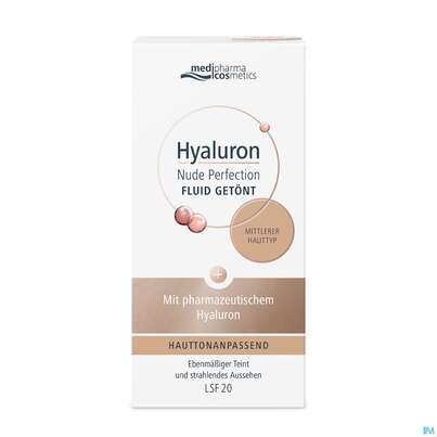 Hyaluron Nude Perfection Getoentes Fluid Mittlerer Typ Lsf 20 50ml, A-Nr.: 4914719 - 03