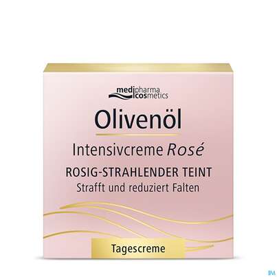 Sie sehen eine Packung Oliven Oel Dr.theiss Intensiv Creme Rose Tag 50ml, Produktbild: 03 Oliven Oel Dr.theiss Intensiv Creme Rose Tag 50ml, A-Nr.: 4834742 - 03