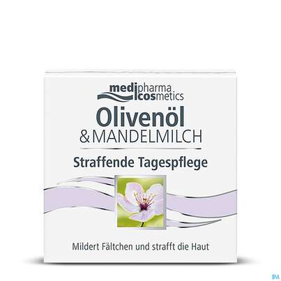 Sie sehen eine Packung Oliven -mandelmilch Tagespflege Straffende 50ml, Produktbild: 03 Oliven -mandelmilch Tagespflege Straffende 50ml, A-Nr.: 3620045 - 03