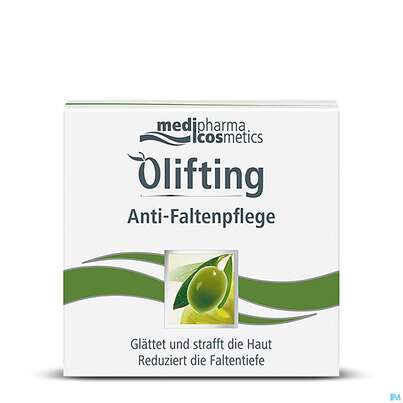 Sie sehen eine Packung Oliven Oel Dr.theiss Olifting Anti-falten Pflege 50ml, Produktbild: 03 Oliven Oel Dr.theiss Olifting Anti-falten Pflege 50ml, A-Nr.: 3386514 - 03