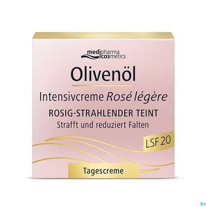 Sie sehen eine Packung Oliven Oel/intensivcreme Rose Legere Lsf20 50ml, Produktbild: 03 Oliven Oel/intensivcreme Rose Legere Lsf20 50ml, A-Nr.: 5072346 - 03