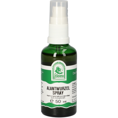 Sie sehen eine Packung ALANTWURZEL SPRAY 50ML, Produktbild: 01 ALANTWURZEL SPRAY 50ML, A-Nr.: 4854897 - 01