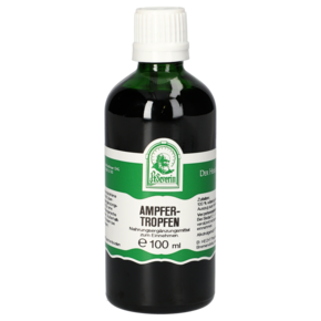Sie sehen eine Packung AMPFER TROPFEN 100 ML, Produktbild: 01 AMPFER TROPFEN 100 ML, A-Nr.: 4566460 - 01