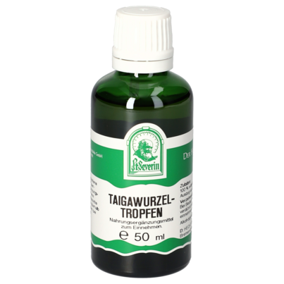Sie sehen eine Packung TAIGAWURZEL TROPFEN 50 ML, Produktbild: 01 TAIGAWURZEL TROPFEN 50 ML, A-Nr.: 4312050 - 01