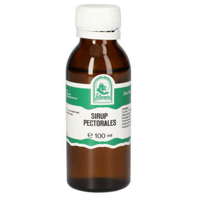 Sie sehen eine Packung PECTORALES SIRUP 100 ML, Produktbild: 01 PECTORALES SIRUP 100 ML, A-Nr.: 5854103 - 01