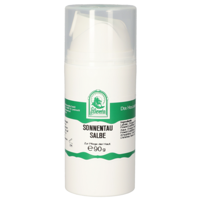 Sie sehen eine Packung SONNENTAU SALBE 90 G, Produktbild: 01 SONNENTAU SALBE 90 G, A-Nr.: 5718647 - 01