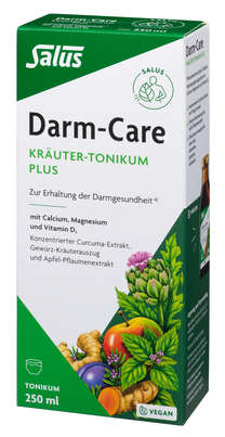 Sie sehen eine Packung Salus® Darm-Care Kräuter-Tonikum plus, Produktbild: 01 Salus® Darm-Care Kräuter-Tonikum plus, A-Nr.: 4316378 - 01