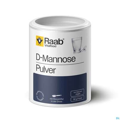 Sie sehen eine Packung D-mannose Pulver/vegan Raab 90g, Produktbild: 02 D-mannose Pulver/vegan Raab 90g, A-Nr.: 4351009 - 02