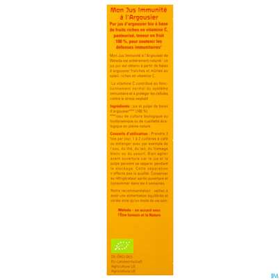 Weleda Mein Sanddorn Immunsaft 200ml, A-Nr.: 5829105 - 07