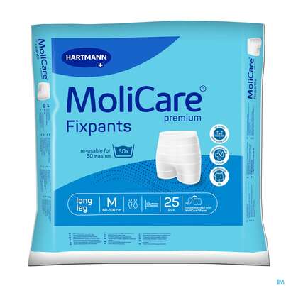 Sie sehen eine Packung Inkontinenz Molicare Fixpants/premium Long Leg M Blau 5st, Produktbild: 02 Inkontinenz Molicare Fixpants/premium Long Leg M Blau 5st, A-Nr.: 3724773 - 02