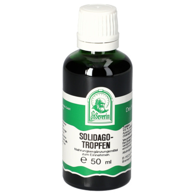 Sie sehen eine Packung SOLIDAGO TROPFEN 50 ML, Produktbild: 01 SOLIDAGO TROPFEN 50 ML, A-Nr.: 4312481 - 01