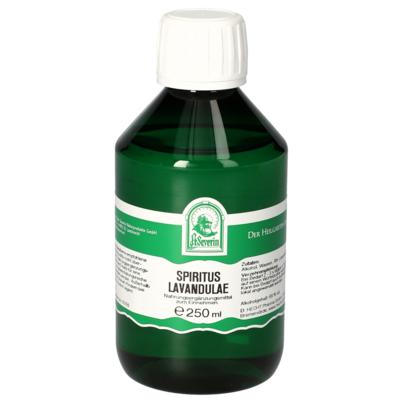 Sie sehen eine Packung SPIRITUS LAVANDULAE 250 ML, Produktbild: 01 SPIRITUS LAVANDULAE 250 ML, A-Nr.: 5061851 - 01