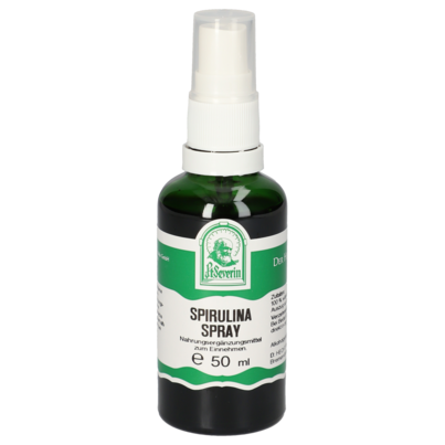 Sie sehen eine Packung SPIRULINA SPRAY 50 ML, Produktbild: 01 SPIRULINA SPRAY 50 ML, A-Nr.: 5712337 - 01