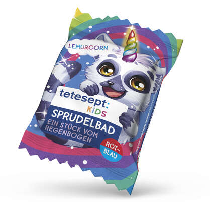 Sie sehen eine Packung Tetesept Kids Sprudeltabs Regenbogen 20g, Produktbild: 03 Tetesept Kids Sprudeltabs Regenbogen 20g, A-Nr.: 5932783 - 03