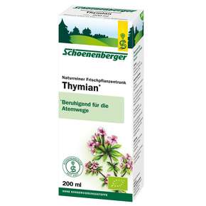 Schoenenberger Bio-Pflanzentrunk Thymian, A-Nr.: 4321511 - 01