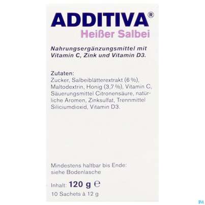 Additiva Pulver Heisser Salbei 10012 10st, A-Nr.: 5810117 - 08