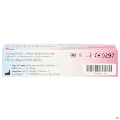 Sie sehen eine Packung Lactofem Feuchte Creme 25g, Produktbild: 04 Lactofem Feuchte Creme 25g, A-Nr.: 5923519 - 04