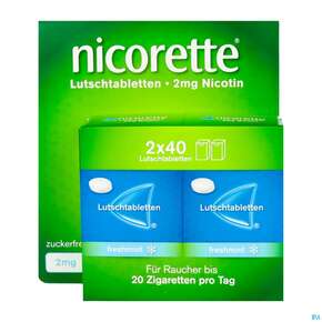 Nicorette Lutschtabl Freshmint 2mg 80st, A-Nr.: 5530151 - 01