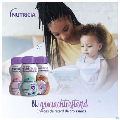 Sie sehen eine Packung Nutrini/drink Flasche Comp Multifibre 125ml Erdbeere 4st, Produktbild: 08 Nutrini/drink Flasche Comp Multifibre 125ml Erdbeere 4st, A-Nr.: 5857627 - 08