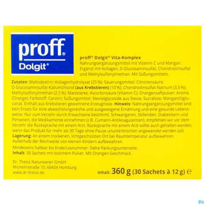 Proff Dolgit Vita-komplex 12g 30st, A-Nr.: 5876406 - 05
