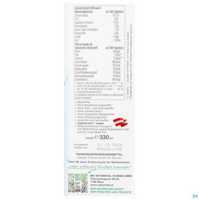 Sie sehen eine Packung Silicium Kieselsaeure Elixier Terrasil 330ml, Produktbild: 07 Silicium Kieselsaeure Elixier Terrasil 330ml, A-Nr.: 4797857 - 07