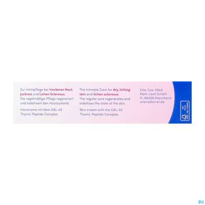 Sie sehen eine Packung Thymuskin Sclero Discret Creme 50ml, Produktbild: 08 Thymuskin Sclero Discret Creme 50ml, A-Nr.: 5909005 - 08