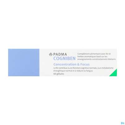 Padma Kapseln Cogniben Konzentration 60st, A-Nr.: 5664466 - 08