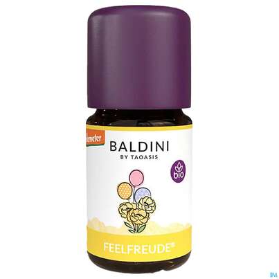 Sie sehen eine Packung Taoasis Baldini Feelfreude Demeter 5ml, Produktbild: 01 Taoasis Baldini Feelfreude Demeter 5ml, A-Nr.: 4330438 - 01