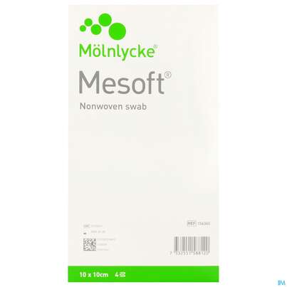 Vlieskompressen Mesoft/set Steril 10x 10cm 150st (30x5), A-Nr.: 1652331 - 06
