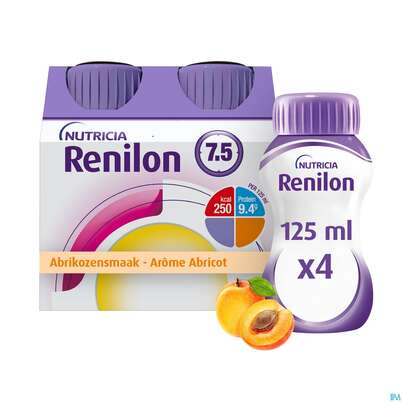 Renilon 125ml Vitalflasche 7.5 Aprikose 4st, A-Nr.: 4119749 - 09