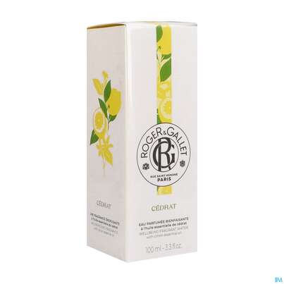 Sie sehen eine Packung Roger&gallet Cédrat Duftendes Wohlfühl-wasser 100ml, Produktbild: 05 Roger&gallet Cédrat Duftendes Wohlfühl-wasser 100ml, A-Nr.: 5668932 - 05