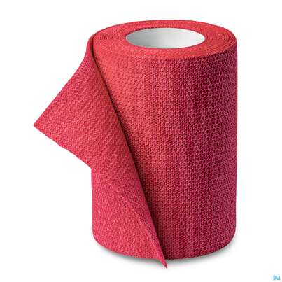 Elastische Binden Idealast/haft Kohaesiv/color Rot 4mx 8cm 1st, A-Nr.: 4174642 - 08