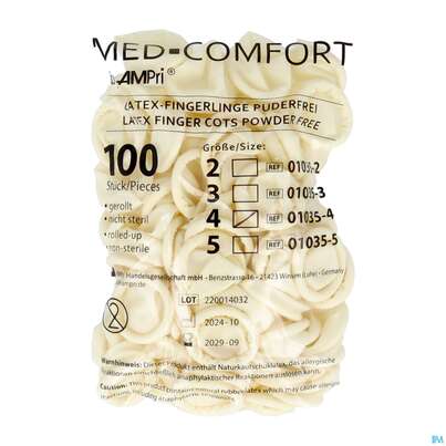 Fingerlinge Kondom Gr 4 100st, A-Nr.: 1512618 - 01