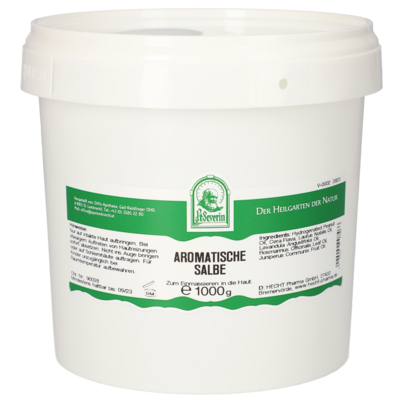 Sie sehen eine Packung AROMATISCHE SALBE 1000 G, Produktbild: 01 AROMATISCHE SALBE 1000 G, A-Nr.: 4854503 - 01