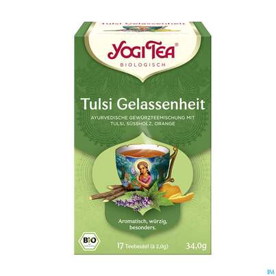 Yogi Tea Bio Tulsi Gelassenheit 34g 17st, A-Nr.: 5879422 - 01