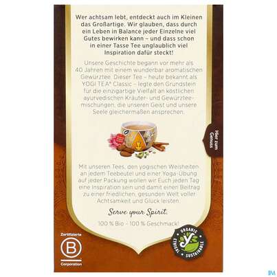 Yogi Tea Bio Schoko 37,4g 17st, A-Nr.: 5749783 - 03