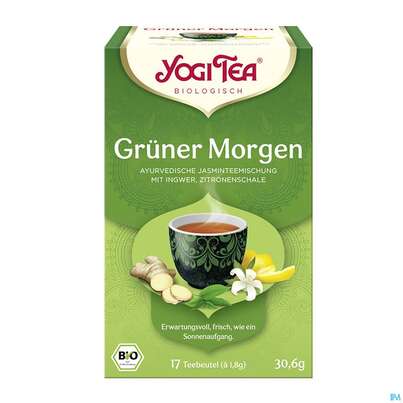 Yogi Tea Bio Gruener Morgen 17st, A-Nr.: 5750160 - 01