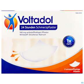Voltadol 24h Schmerzpflaster Wirkstoffhaltig 140mg 5st, A-Nr.: 5534976 - 01