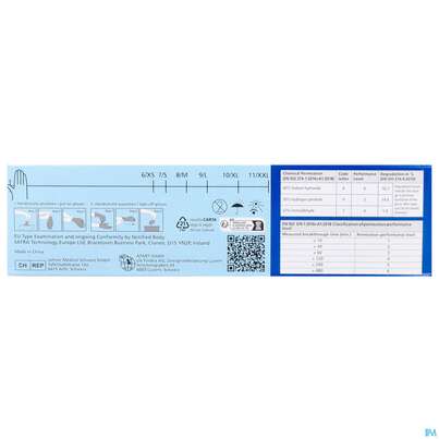 Sie sehen eine Packung Untersuchungshandschuhe Nitril/unsteril Puderfrei/hypoallergen Safe Light Weiss M 27059 100st, Produktbild: 05 Untersuchungshandschuhe Nitril/unsteril Puderfrei/hypoallergen Safe Light Weiss M 27059 100st, A-Nr.: 3049403 - 05