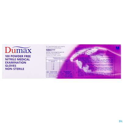 Untersuchungshandschuhe -dumax/nitril Puderfrei M 100st, A-Nr.: 5819265 - 05