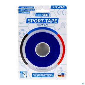 Tape Buddycare/med/sport Latexfrei 3,8cmx 10m Blau 1st, A-Nr.: 5844978 - 01
