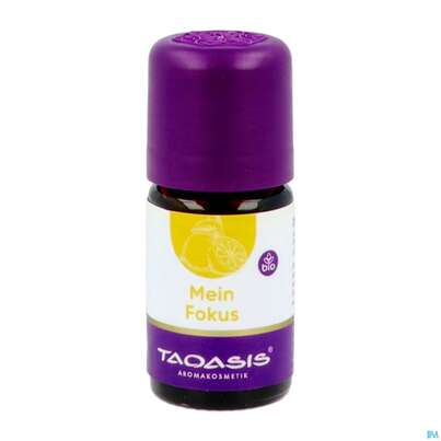 Sie sehen eine Packung Taoasis Duftkomposition Mein Fokus 5ml, Produktbild: 01 Taoasis Duftkomposition Mein Fokus 5ml, A-Nr.: 5811447 - 01