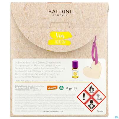 Sie sehen eine Packung Taoasis Baldini Mini-duftset Von Herzen 1st, Produktbild: 06 Taoasis Baldini Mini-duftset Von Herzen 1st, A-Nr.: 5790283 - 06